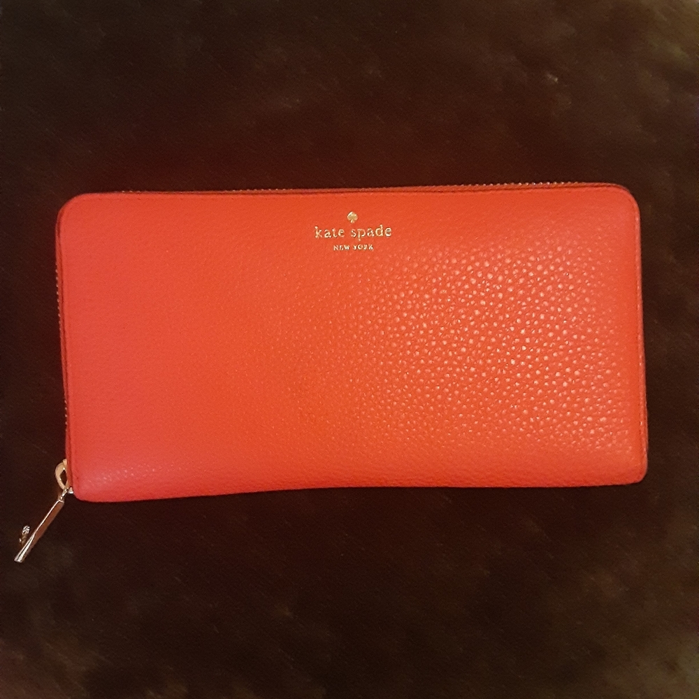 Kate spade bright pink wallet